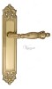 Door Handle Venezia  OLIMPO  On Backplate PL96 Polished Brass