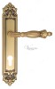 Door Handle Venezia  OLIMPO  CYL On Backplate PL96 French Gold + Brown