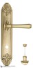 Door Handle Venezia  CALLISTO  WC-2 On Backplate PL90 Polished Brass