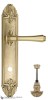 Door Handle Venezia  CALLISTO  WC-4 On Backplate PL90 Polished Brass