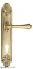 Door Handle Venezia  CALLISTO  CYL On Backplate PL90 Polished Brass