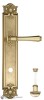 Door Handle Venezia  CALLISTO  WC-2 On Backplate PL97 Polished Brass