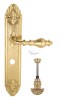 Door Handle Venezia  GIFESTION  WC-4 On Backplate PL90 Polished Brass