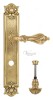 Door Handle Venezia  FLORENCE  WC-4 On Backplate PL97 Polished Brass