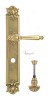 Door Handle Venezia  PELLESTRINA  WC-4 On Backplate PL97 Polished Brass