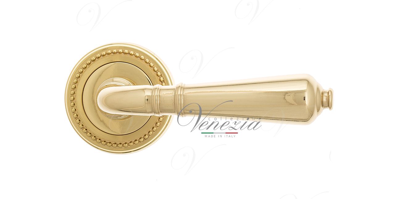 Door Handle Venezia  VIGNOLE  D3 Polished Brass