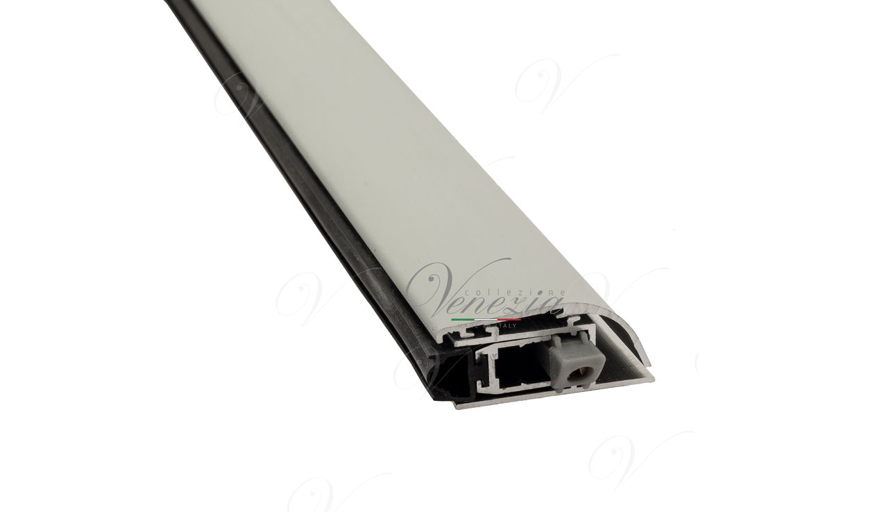 Automatic Bottom Door Seal (external) Venezia 1450/700 mm With One Ajustable Point (Silver Gray)