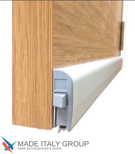 Automatic Bottom Door Seal (external) Venezia 1450/900 mm With One Ajustable Point (Brown)