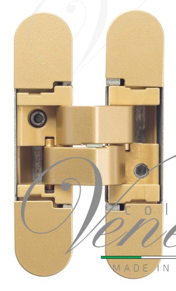 Universal hidden brass hinge Venezia P101 - G Mat Gold