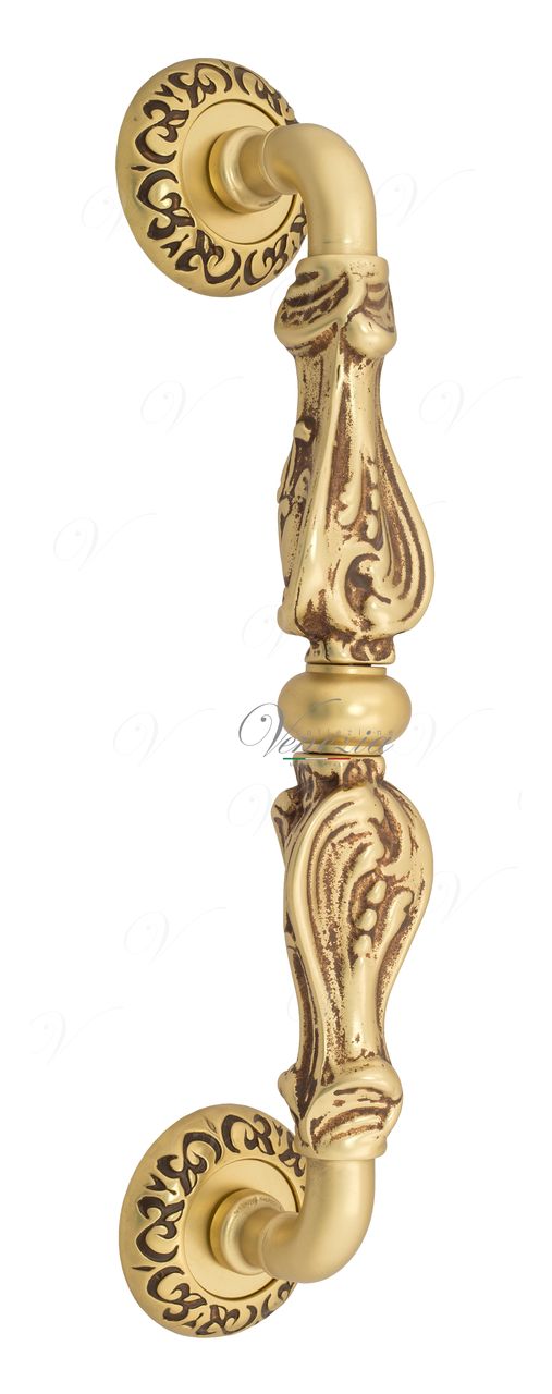 Pull Handle Venezia  FLORENCE  320mm (260mm) D4 French Gold + Brown