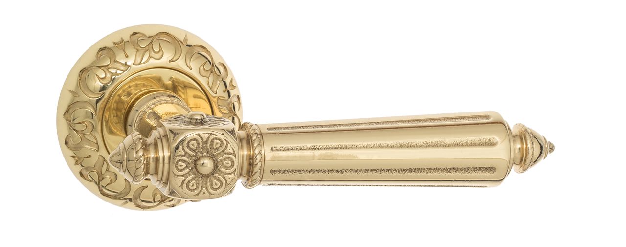 Door Handle Venezia  CASTELLO  D4 Polished Brass