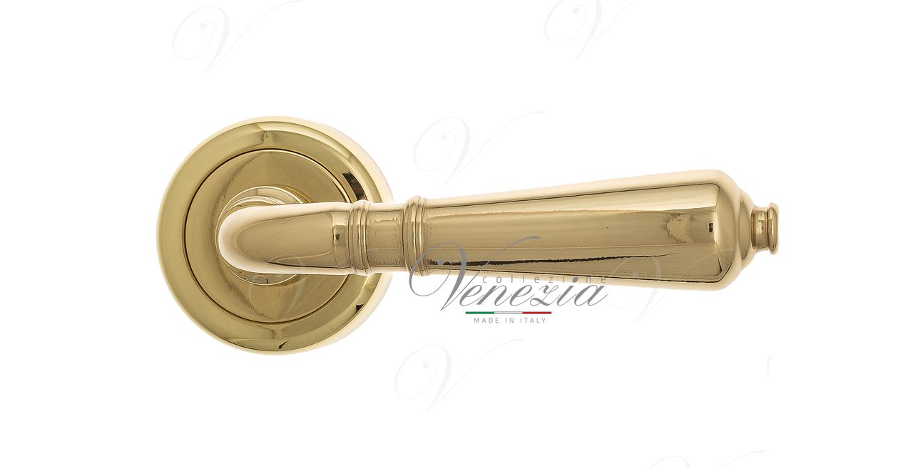 Door Handle Venezia  VIGNOLE  D1 Polished Brass