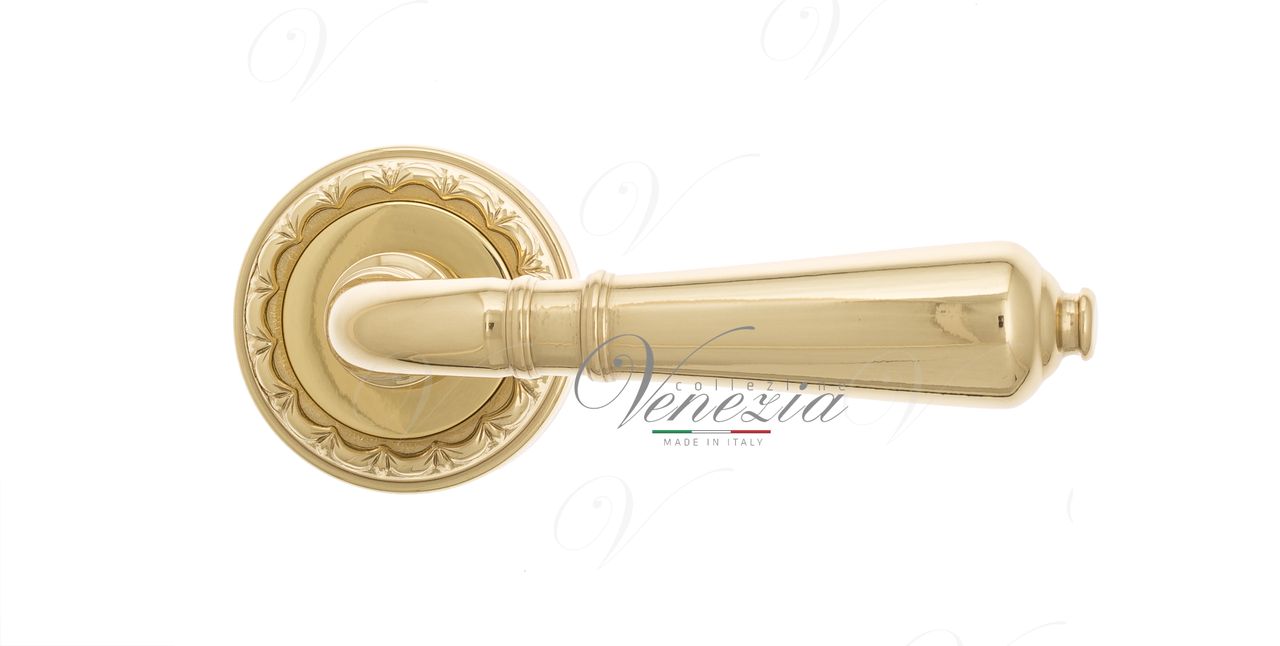 Door Handle Venezia  VIGNOLE  D2 Polished Brass