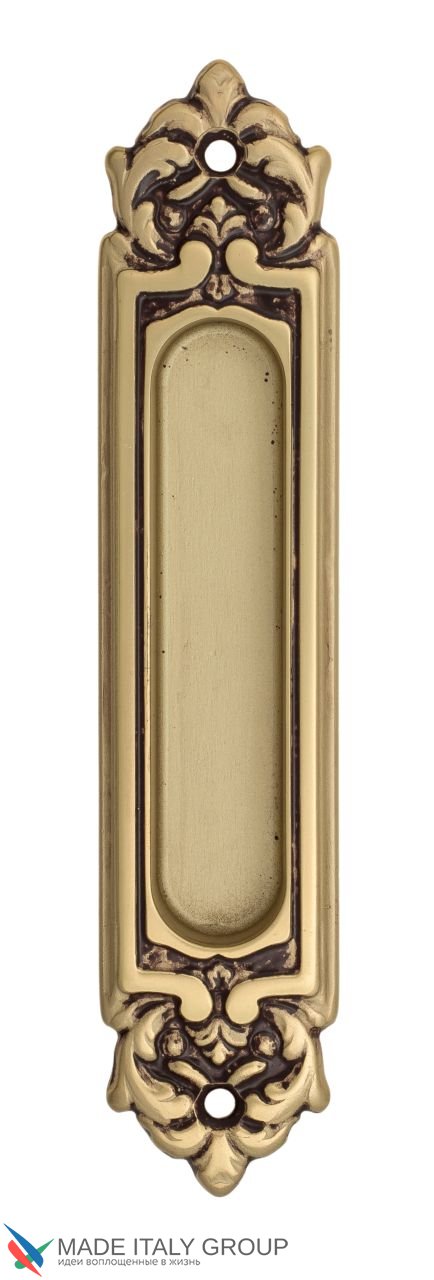 Handle For Sliding Door Venezia U122 DECOR French Gold + Brown (1pcs.)
