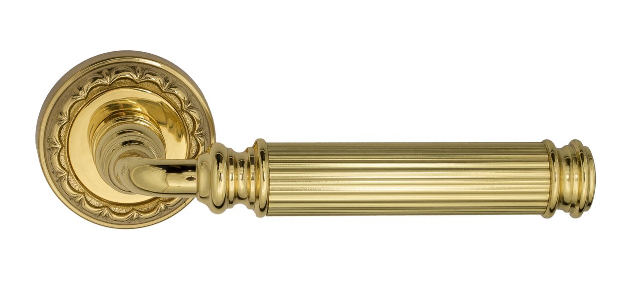 Door Handle Venezia  MOSCA  D2 Polished Brass
