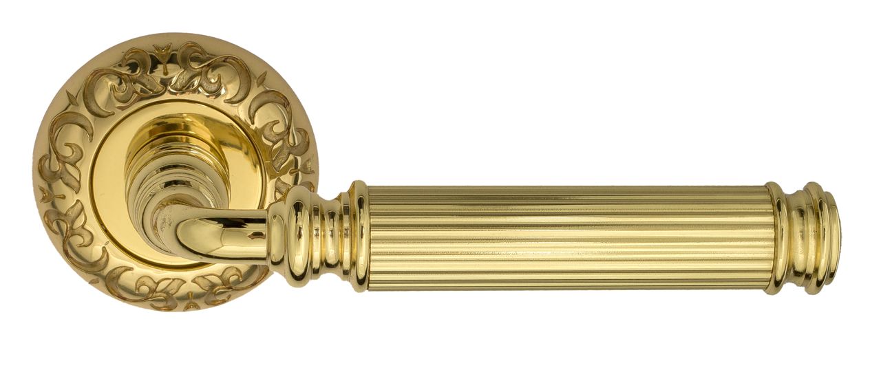 Door Handle Venezia  MOSCA  D4 Polished Brass