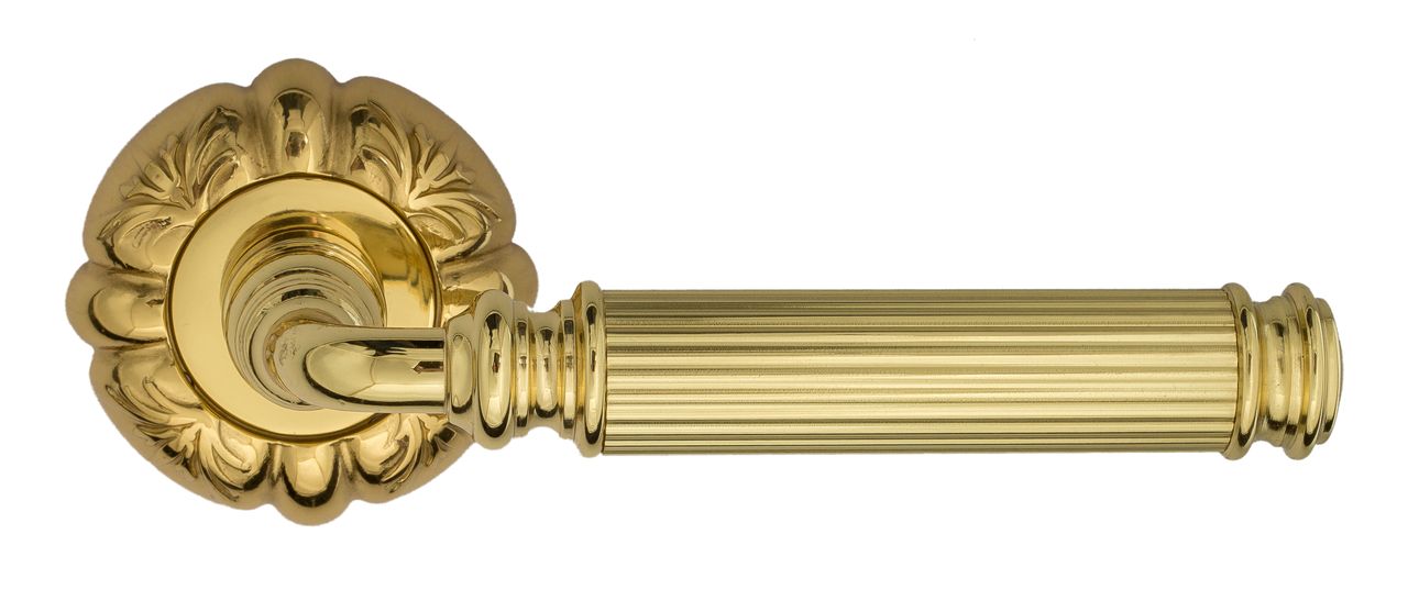 Door Handle Venezia  MOSCA  D5 Polished Brass