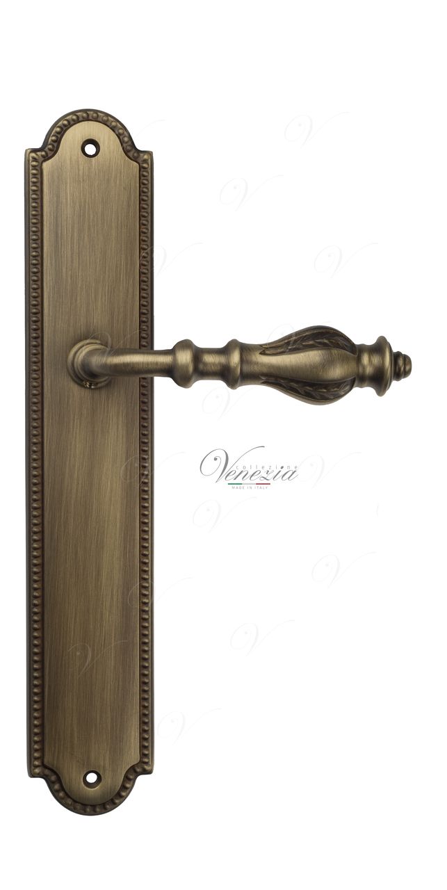Door Handle Venezia  GIFESTION  On Backplate PL98 Mat Bronze