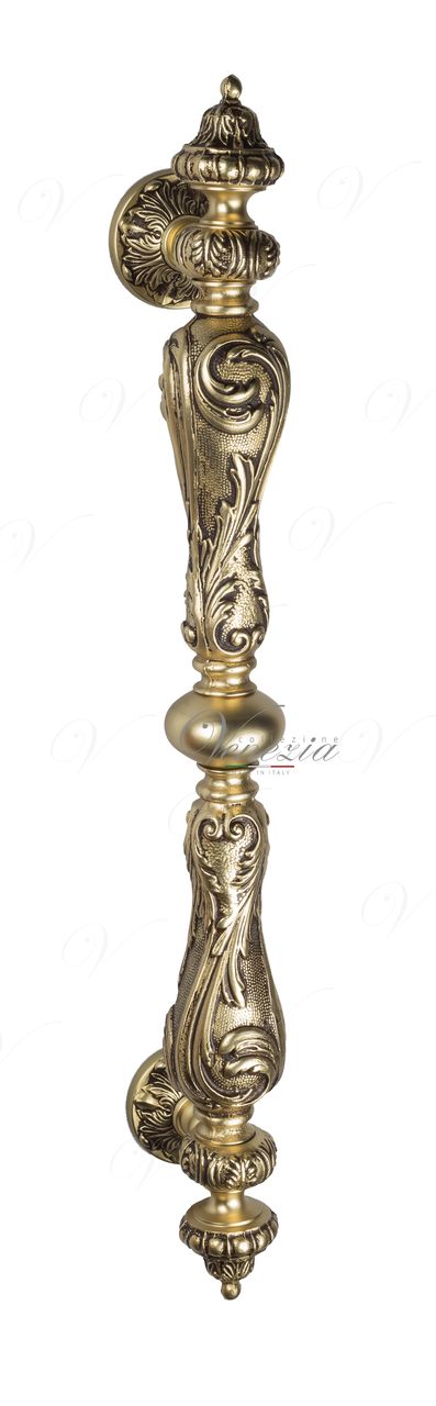 Pull Handle Venezia  MARGHERITA  625mm (465mm) French Gold + Brown