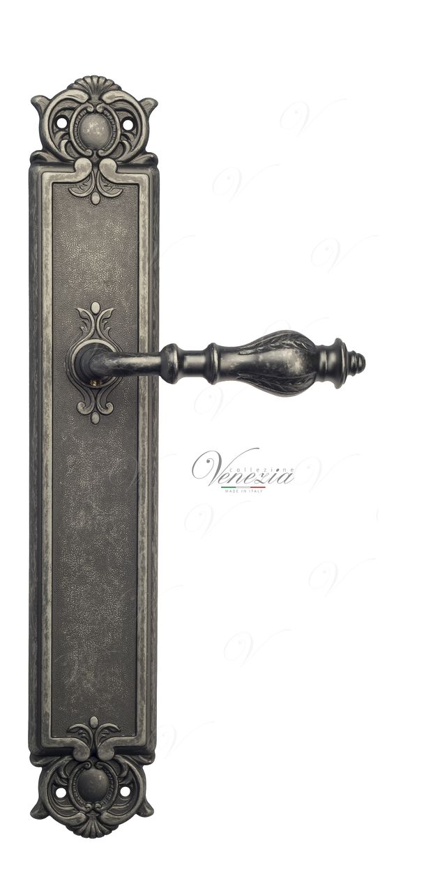 Door Handle Venezia  GIFESTION  On Backplate PL97 Antique Silver
