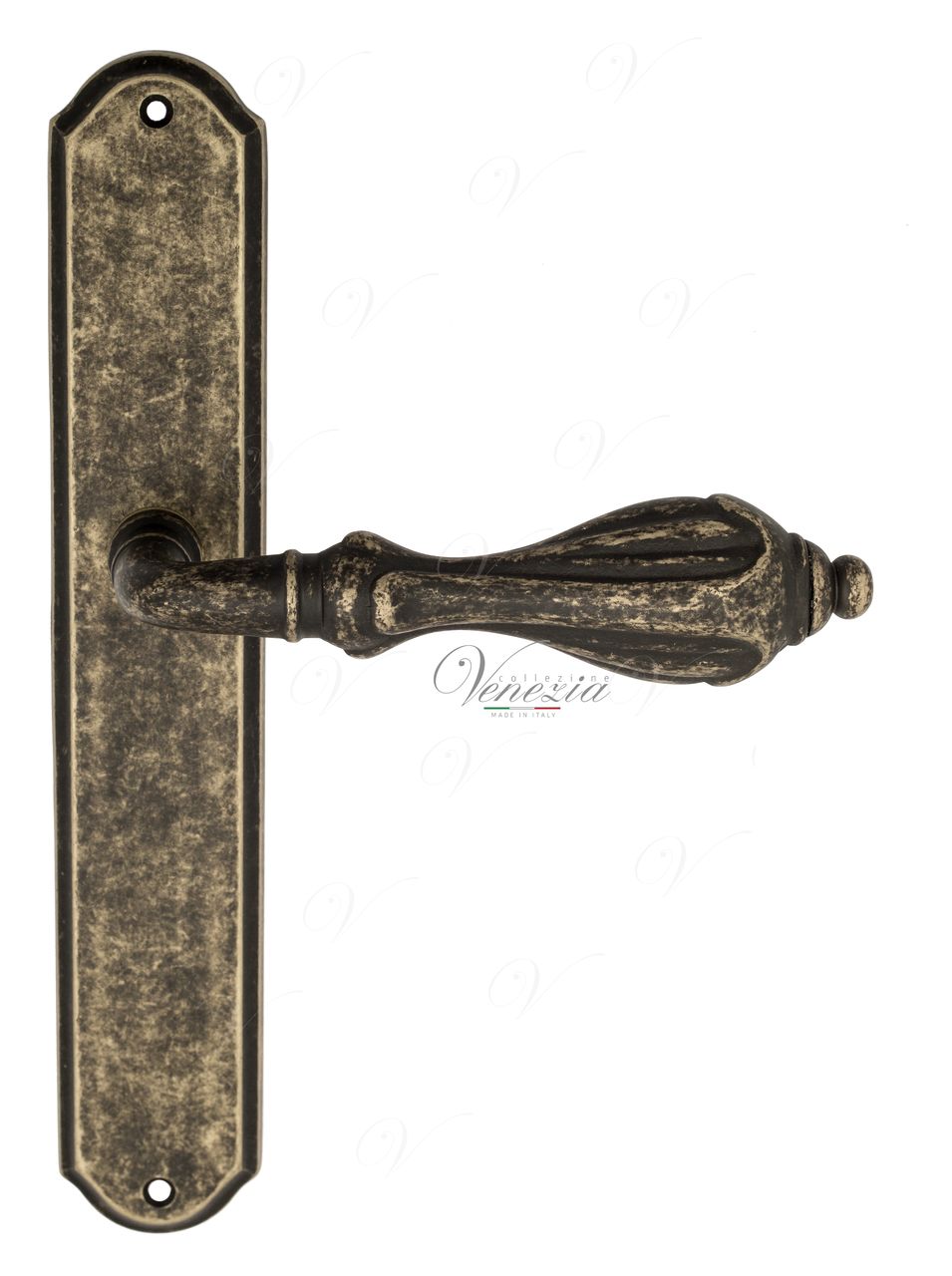 Door Handle Venezia  ANAFESTO  On Backplate PL02 Antique Bronze